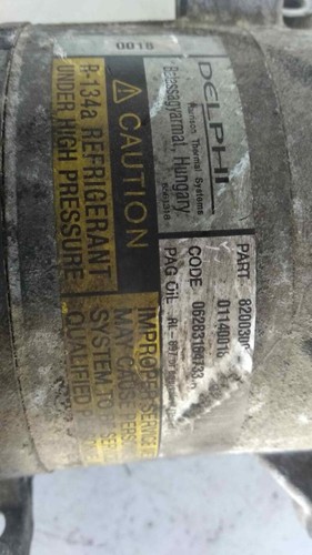 01140018 96099 klimakompressor RENAULT MEGANE II BERLINA 3P 1.9 DCI DIESEL 2002