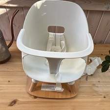 Love All Little Ones Baby Booster Chair White Adjustable Harness