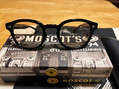 USED [MINT CONDITION] LIMITED EDITION, SOLD OUT: MOSCOT LEMTOSH 49 BLACK 17JPN