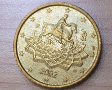 2002 Italy 50 Euro Cents