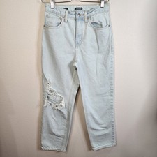 Wild Fable Women's High-Rise 90s Relaxed Straight Dad Jeans Size 2 Light Wash
