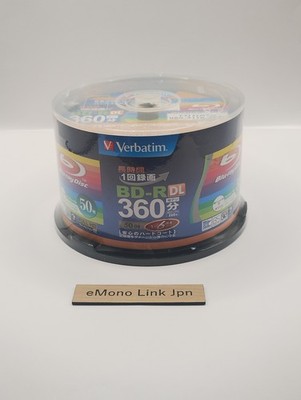 Verbatim Blank Blu-ray BD-R DL 50GB 1-6x 50 Discs VBR260RP50SV1 Printable Inkjet