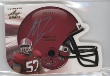 2011 Leaf Ultimate Draft Helmet Die-Cuts Gold 9/20 Marcell Dareus Auto 12jy