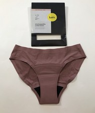 Knix Women  s Super Absorbency Leakproof Bikini Panties Sz XS Sweet Fig