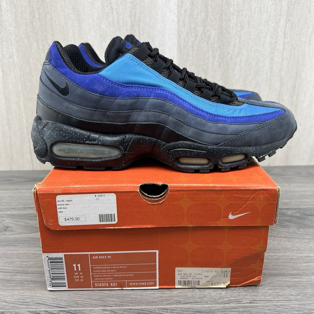 Navy Blue Royal Blue Nike Air Max 95 Air Cushioning 95 Air Max