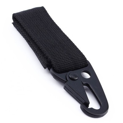 Outdoor Tactic Nylon Key Hook Webbing Molle Buckle Hanging Belt Karabiner Cl DON