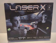 Laser X Real Life Laser Gaming Experience Micro Blasters Set of 2 Players 6 USED