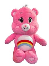 Care Bears Cheer Bear 24" Jumbo Rainbow Plush Stuffed Animal Toy