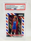 2018-19 Panini Prizm Shai Gilgeous-Alexander RC Red White & Blue #184 PSA 10