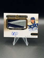 CAM ATKINSON 2020-21 UD The Cup Limited Logos Jumbo Patch Autograph 23/50