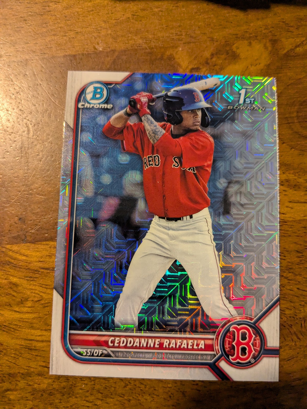 2022 Bowman #BCP-61 Ceddanne Rafaela Chrome Prospects Mojo Refractors