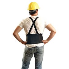 Occunomix 626-061 Back Support, Spandex, Detachable Suspenders, Hook-And-Loop,