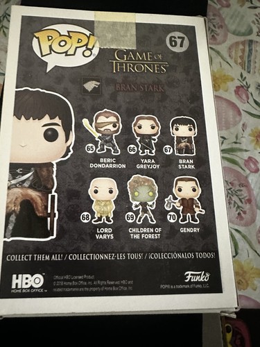 Funko Pop! Vinilo: Juego de Tronos - Bran Stark (en silla de ruedas) #67 abovedado - Imagen 2 de 2