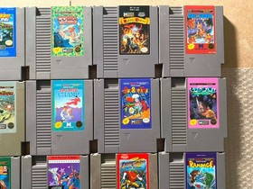 LOT OF 21 Data East NES Games (RoboCop 2 3 Avengers Joe & Mac Dash) - CARTS ONLY
