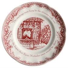 Noble Excellence Twas the Night Before Christmas Salad Plate 10249552