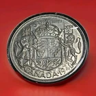 1941 Canada 🇨🇦 50c Silver .800 Half Dollar  Slightly Rotated High Grade Nice