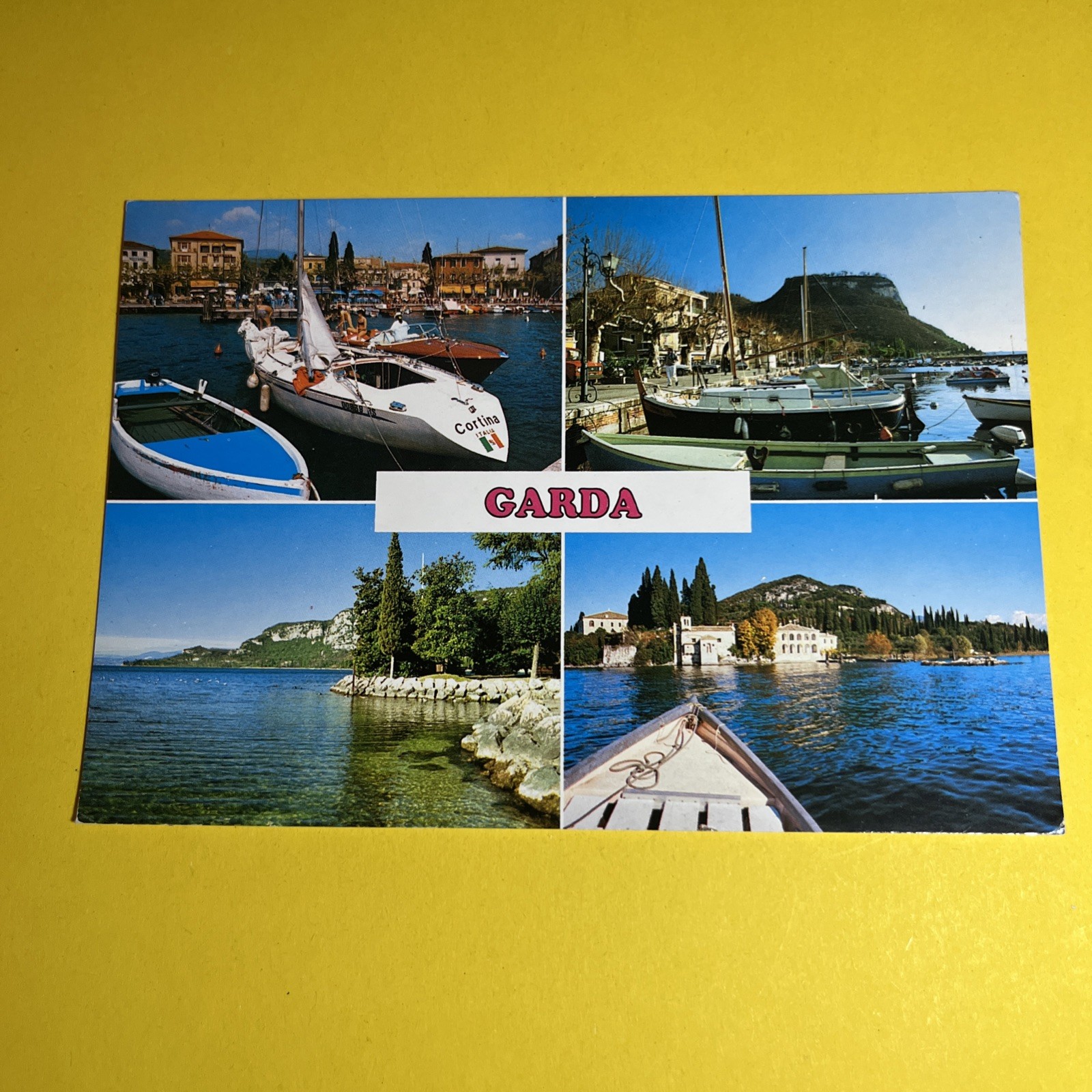 LAGO DI GARDA - GARDA- CARTOLINA VIAGGIATA - COLLEZIONE - CARTE POSTALE