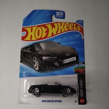 2026 Hot Wheels 2019 Audi R8 Spyder Black Drop Tops 4/5 JJJ84 130/250