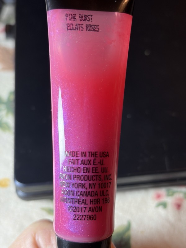 Avon True Color Glossy Tube Lip Gloss Pink Burst 15 ml 0.5 oz New Old Stock