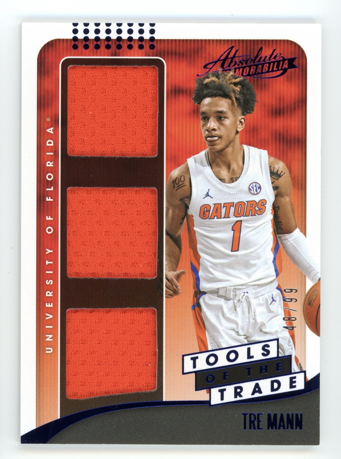 2021-22 Panini Chronicles Draft Picks - Absolute Tools of the Trade Tre Mann...