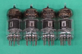 7199 RCA Brand AUDIO GUITAR AMPLIFIER HAM RADIO TV tube set of [4]
