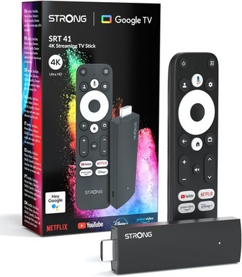 Strong SRT41 Stream 4K Streaming Stick Chromecast Built-in STREAMING  4K Android