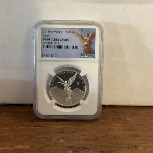 2018- Mexico 1/2  Silver Onza Libertad NGC PF70
