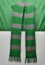 Slytherin Harry Potter Green Gray Striped Long Scarf 88"