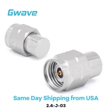 2.4mm Male RF Load Termination 40 GHz, 0.5 Watts, Passivated Stainless Steel