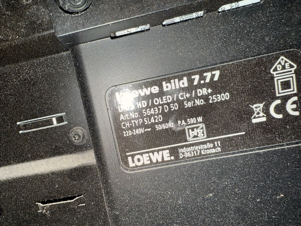 Loewe Bild 7.77 UHD OLED Television - Image 3 of 3