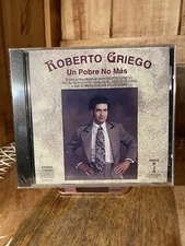 Brand New Roberto Griego Un Pobre No Mas Shrink Wrapped CD Authorized Seller