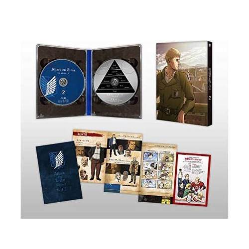 New Attack on Titan Season 3 Vol.2 DVD Japan PCBG-5300 JP - Picture 2 of 2
