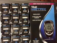 TRUE Metrix Blood Glucose 600 Test Strips Plus Meter Exp: 2/22/2027