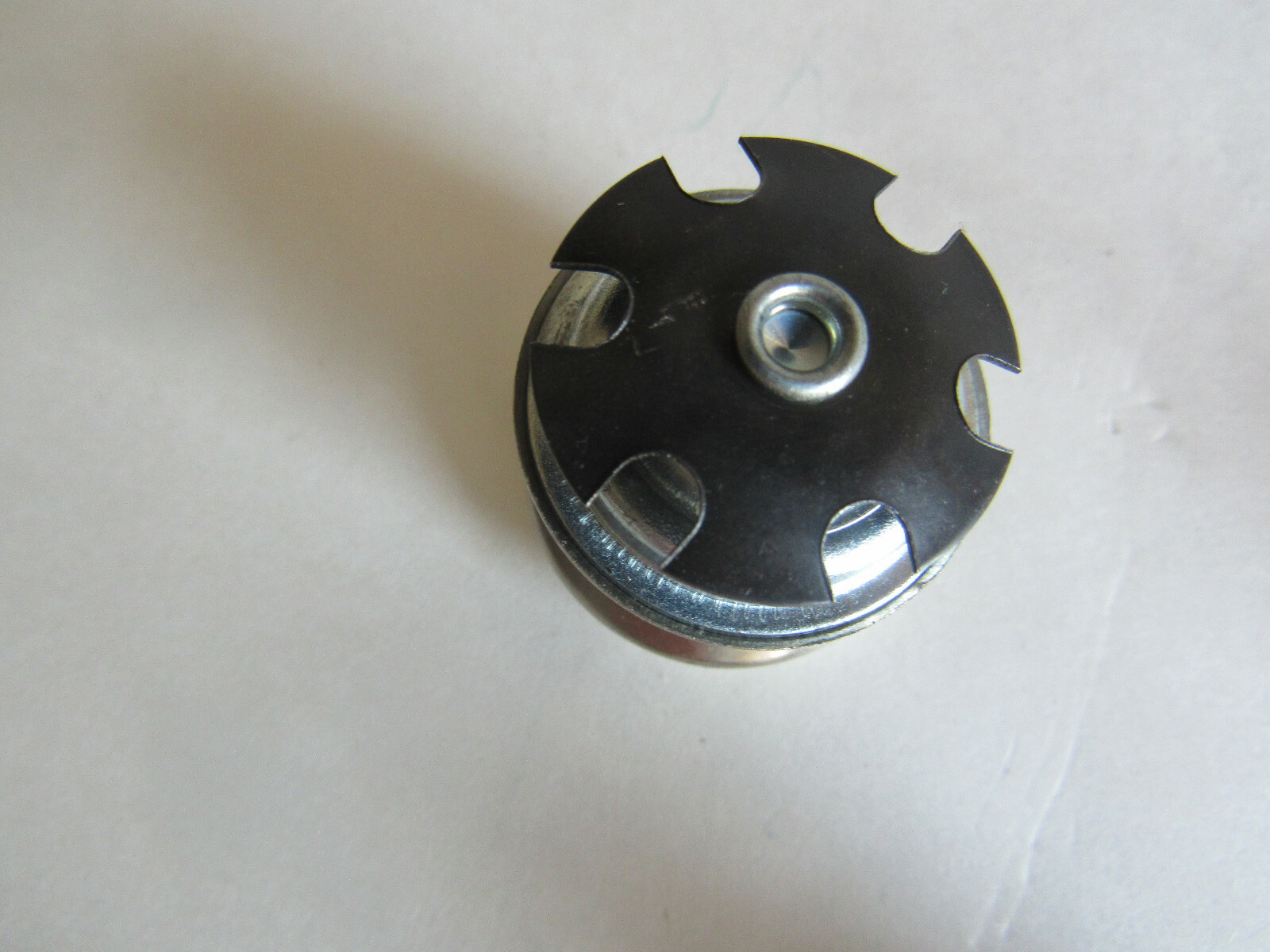 4 New SHIFFLER 11/8" Nickel Plated Nylon Base Swivel Floor Glide