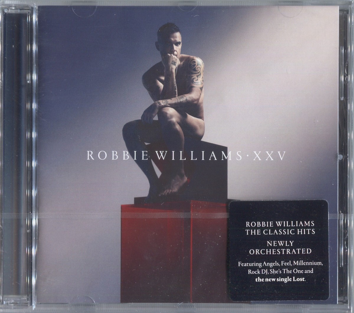 RED COVER---- Robbie Williams XXV CD Angels FEEL Candy LOST