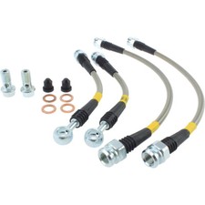StopTech 950.40512 Rear Braided Stainless Brake Line Kit for 2006-2014 Ridgeline