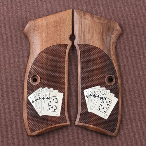 Wooden Grips for CZ 75 75B 85 85 85B SP-01 Full Size Shadow 1 Wooden Grips for CZ 75 75B 85 85 85B SP-01 Full Size Shadow 1