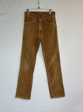 Vtg 70s Levi  s 517 Straight Corduroy Brown Pants 28 X 30 USA Talon Boys Youth