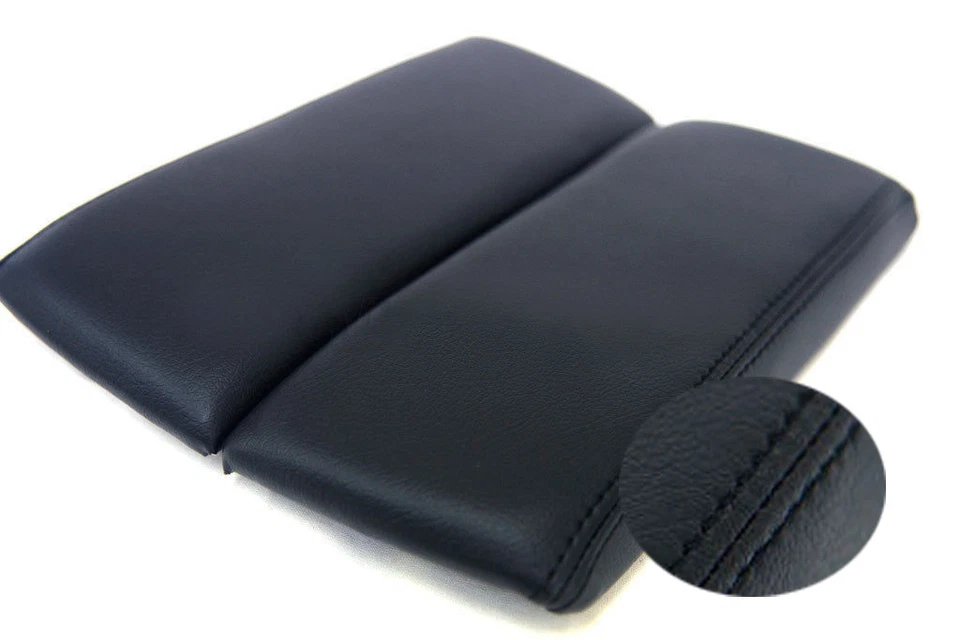 Apoio de braço console central capa de couro sintético para Mazda CX-9 10-15 preta - Imagem 4 de 4