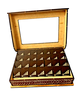 MAYAN DOMINO LUXURY EDITION w/ Original Wood Dominoes, Case