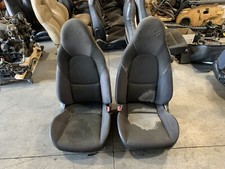 2001-2005 Mazda Miata Mx5 Oem Black Cloth Seats Left Right Set Nb 01-05 Wear
