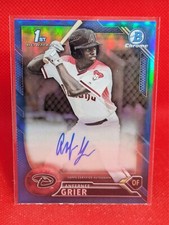 2016 Bowman Draft Chrome Pick Blue Refractor /150 Anfernee Grier #CDA-AG Auto
