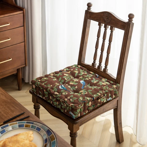 Soft Chair Pad Tufted Padded Booster Cushion Seat Pad Floor Backrest with Handle - Picture 26 of 71
