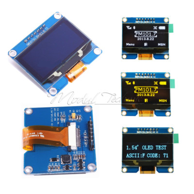 3.3-5V 1.54inch White/Blue/Yellow OLED Display Module SPI Interface SSD1309