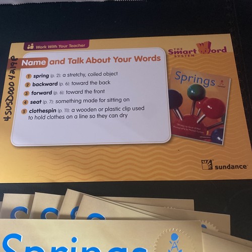 Sundance Alphakids Homeschool Unit Study Springs Kindergarten - Picture 6 of 10