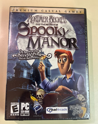 Mortimer Beckett & Secrets of Spooky Manor PC CD-ROM Game, ''Seek & Find'' Story