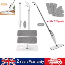Micro Fibre Spray Mop 350ml Water Spraying Floor Cleaner Tiles Marble Kitchen