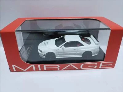 fw15専用 HPI 1/43 スカイライン GT-R R34 R-tune Hpi Racing 1/43 Nissan Skyline GT-R R34 Z-tune White #8819