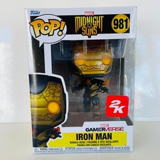 Funko Pop! Gameverse Midnight Suns Iron Man Vinyl Figure #981 Glow In The Dark