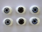 Occhi IN Verre-Paperweight 24 MM per Bambola Antiche O Moderno - Reborning